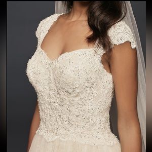 Oleg Cassini Designer Wedding Dress (size 6)